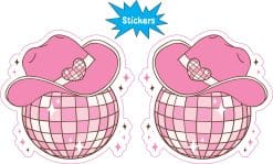 Disco Cowgirl Sticker Sheet