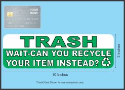 Trash Recycling Magnet