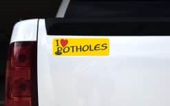 Potholes Sticker