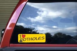 Potholes Sticker