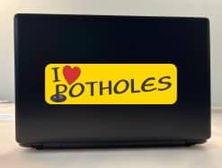 Potholes Sticker