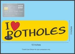 Potholes Sticker