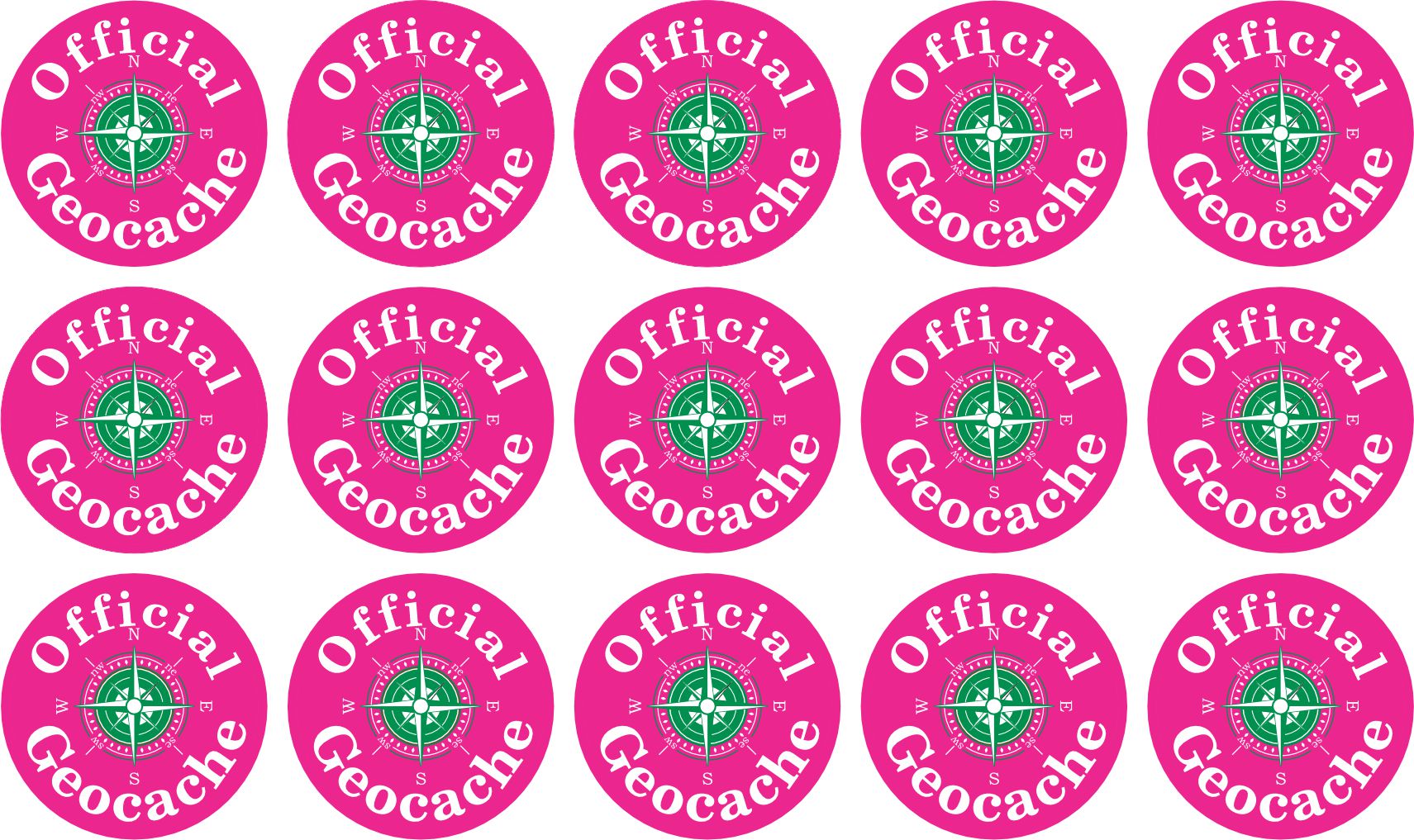 Geocache Stickers