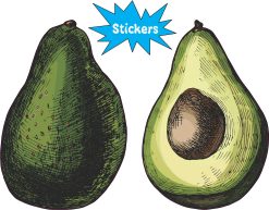 Avocado Stickers