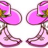 Cowgirl Sticker