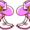 Cowgirl Stickers