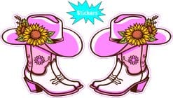 Cowgirl Stickers