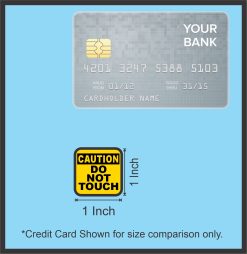 Do Not Touch Stickers