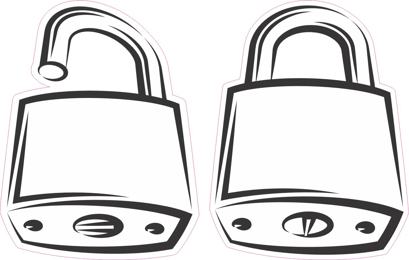 Lock Stickers