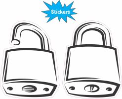 Lock Stickers