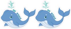 Whale Stickers