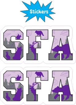 Licensed Stephen F. Austin SFA Stickers