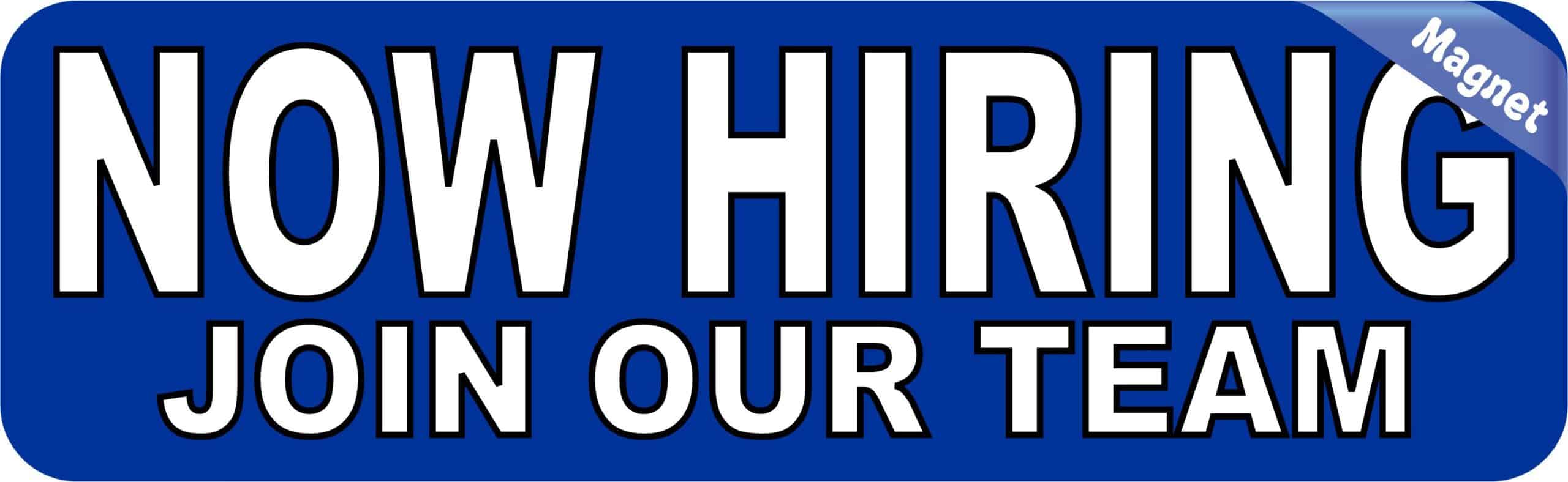 Now Hiring Magnet