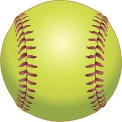 Softball Sticker