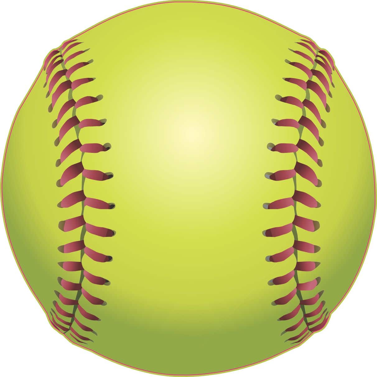 Softball Sticker