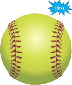 Softball Sticker