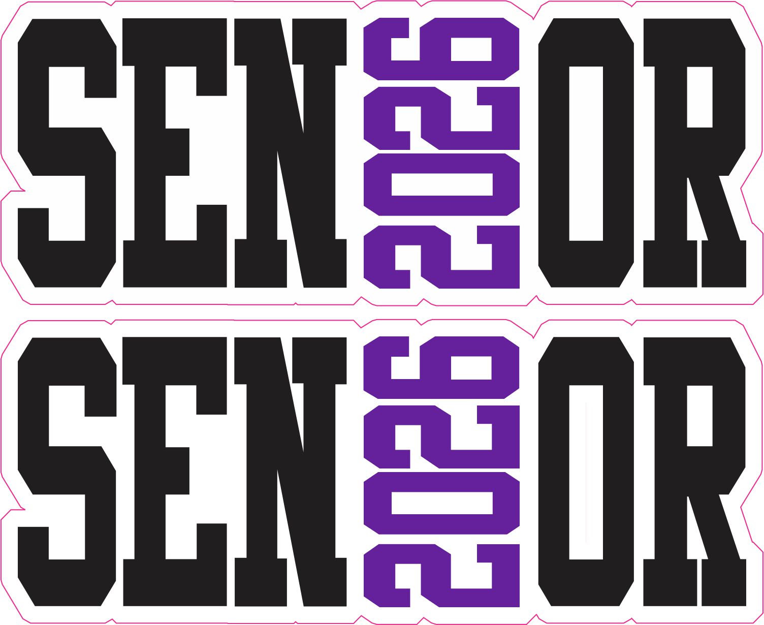 Senior Stickers