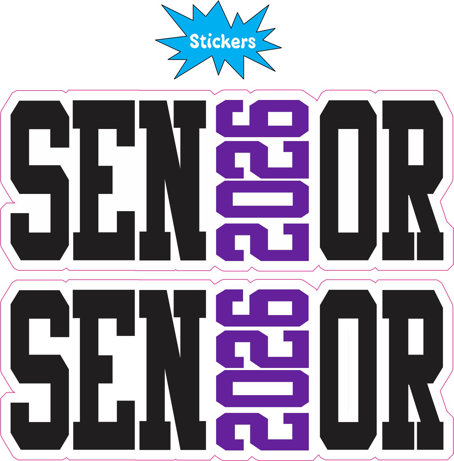 Senior Stickers