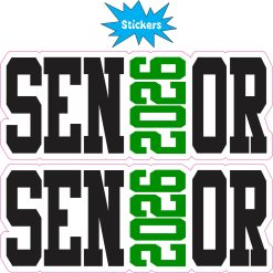 Senior Stickers