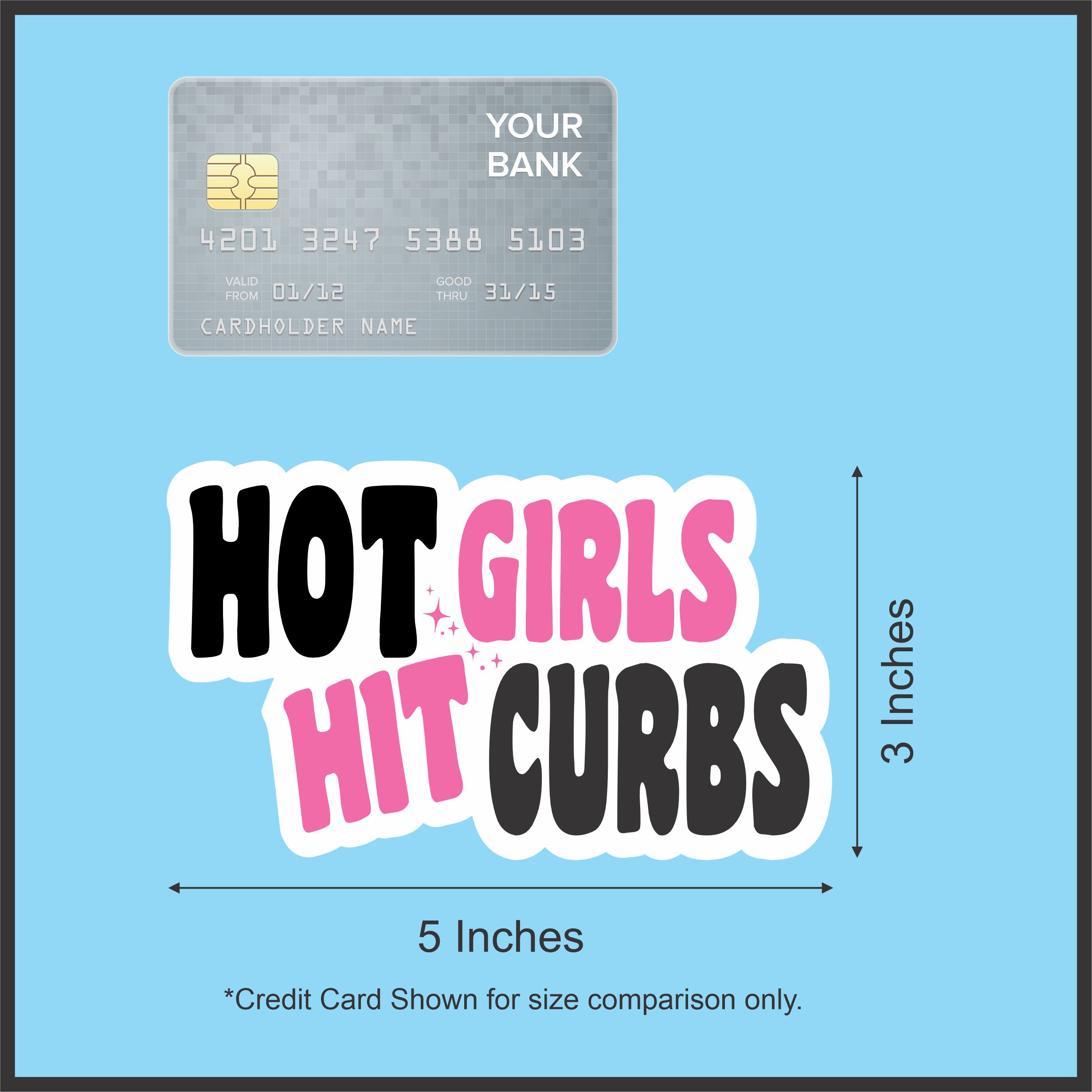 Curb Hitting Sticker