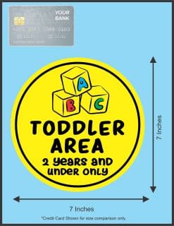 Toddler Area Sticker