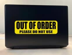 Out of Order Sticker
