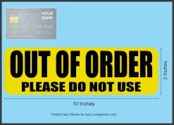 Out of Order Sticker