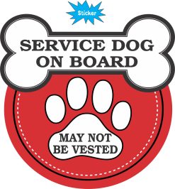 Service Dog Sticker