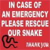 Emergency Pet Sticker