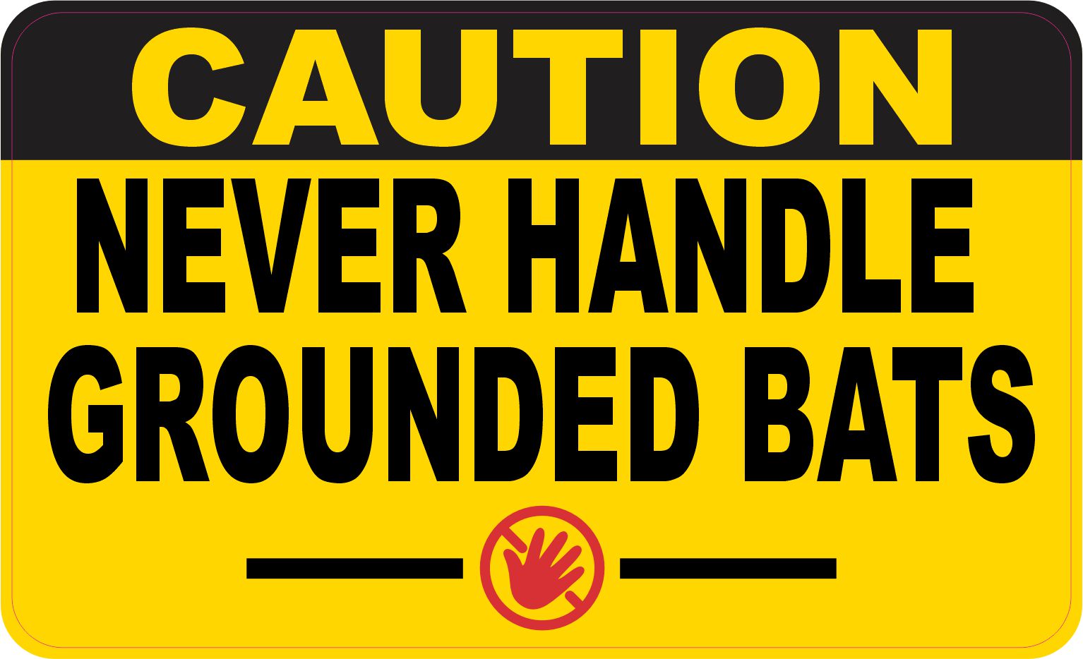Animal Caution Sticker