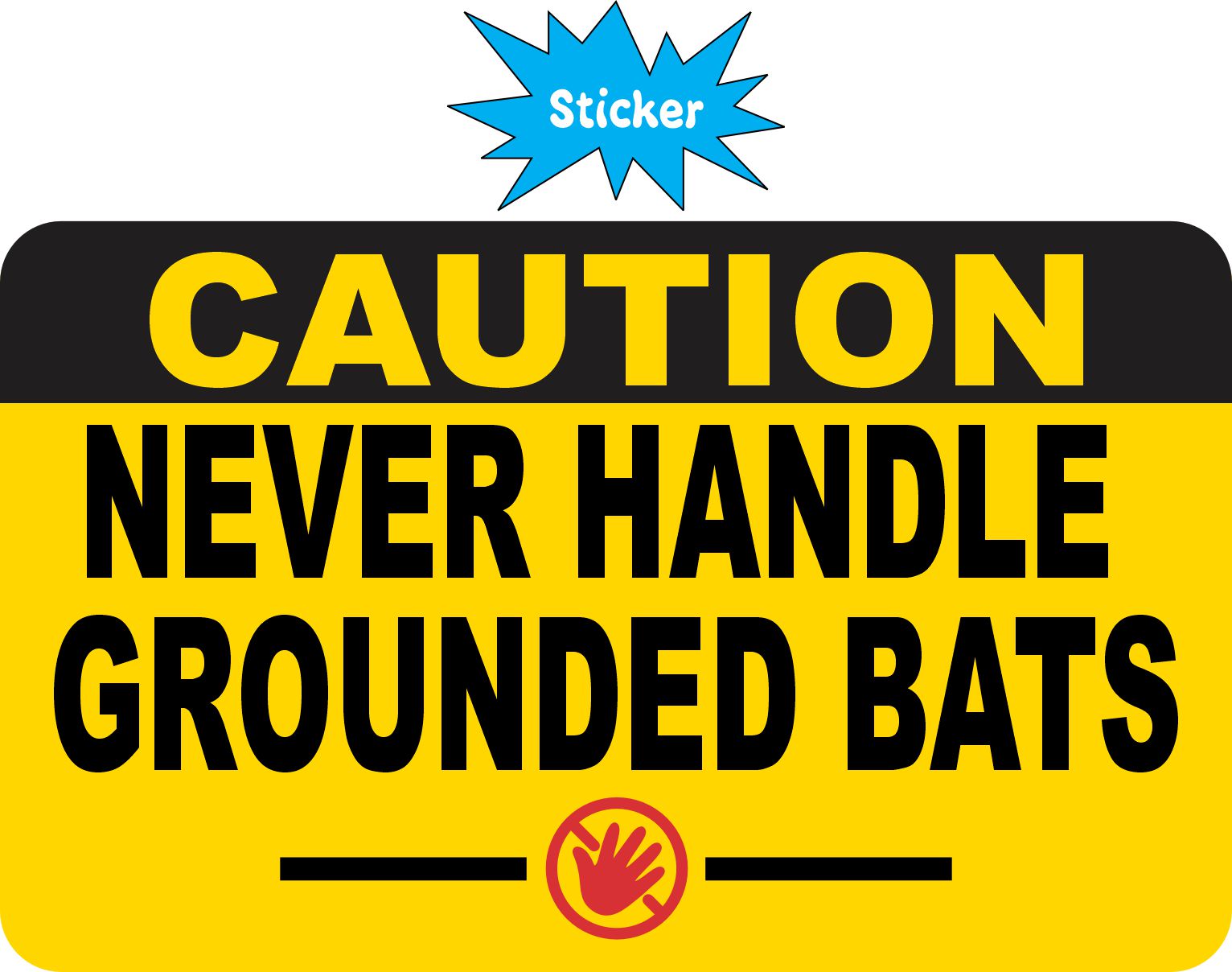 Animal Caution Sticker