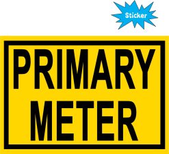 Meter Marker Sticker