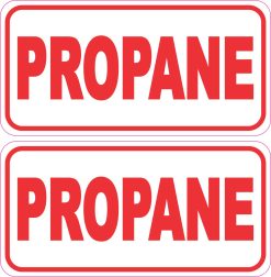 Propane Stickers