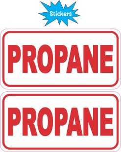 Propane Stickers