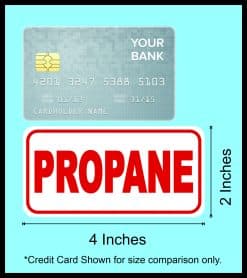 Propane Stickers