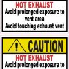 Caution Stickers