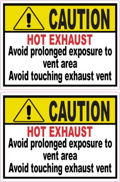 Caution Stickers
