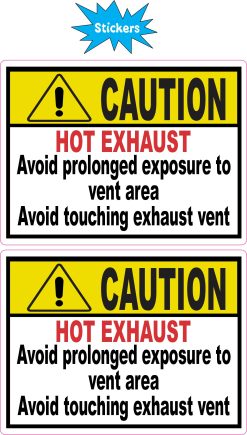 Caution Stickers