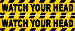 Watch Your Head Stickers