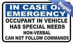 In Case of Emergency Magnet