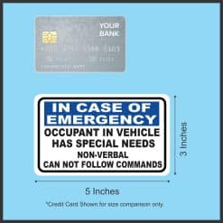 In Case of Emergency Sticker