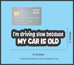 Slow Car Sticker