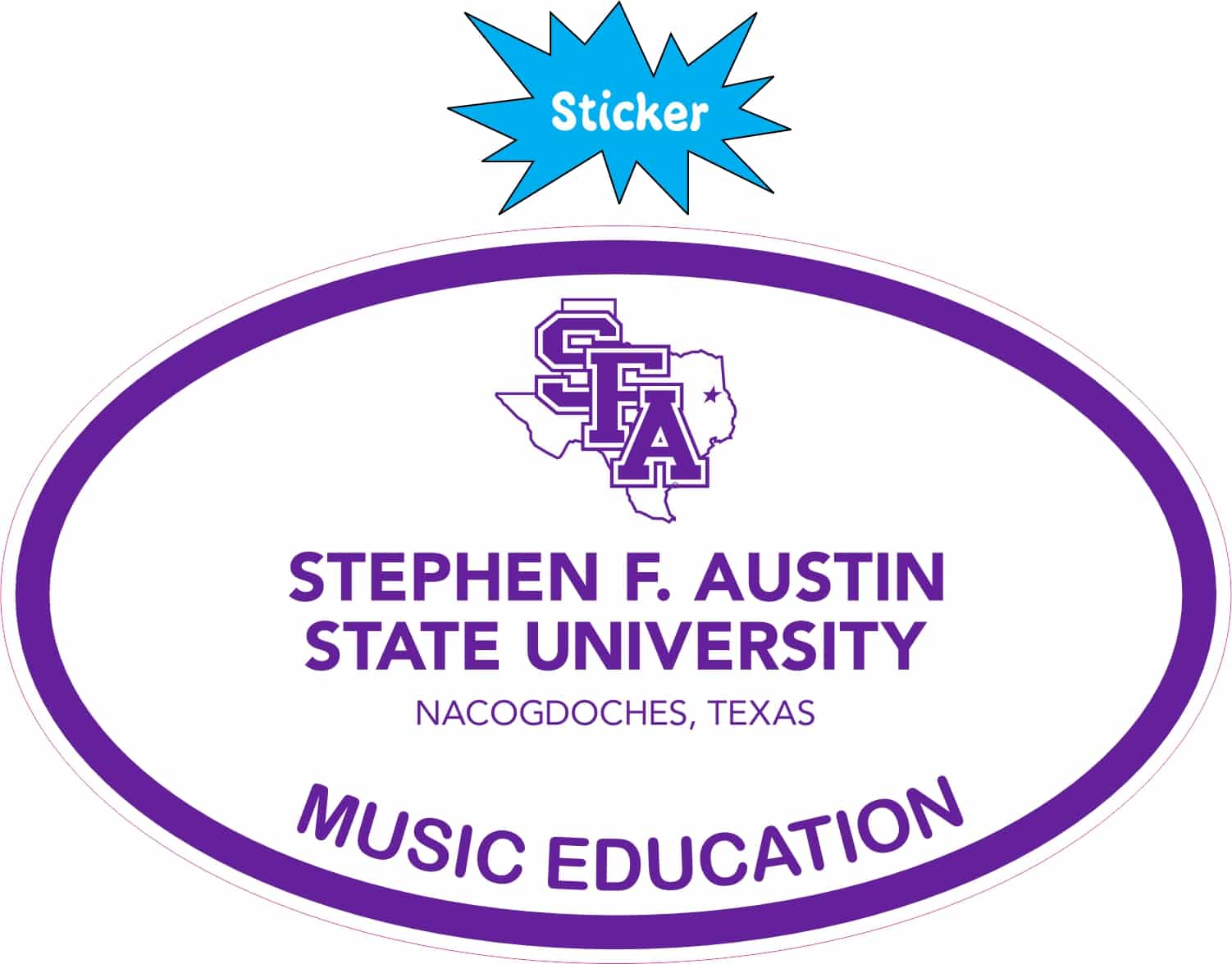 SFASU Sticker