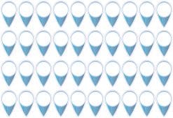 Map Pointer Stickers