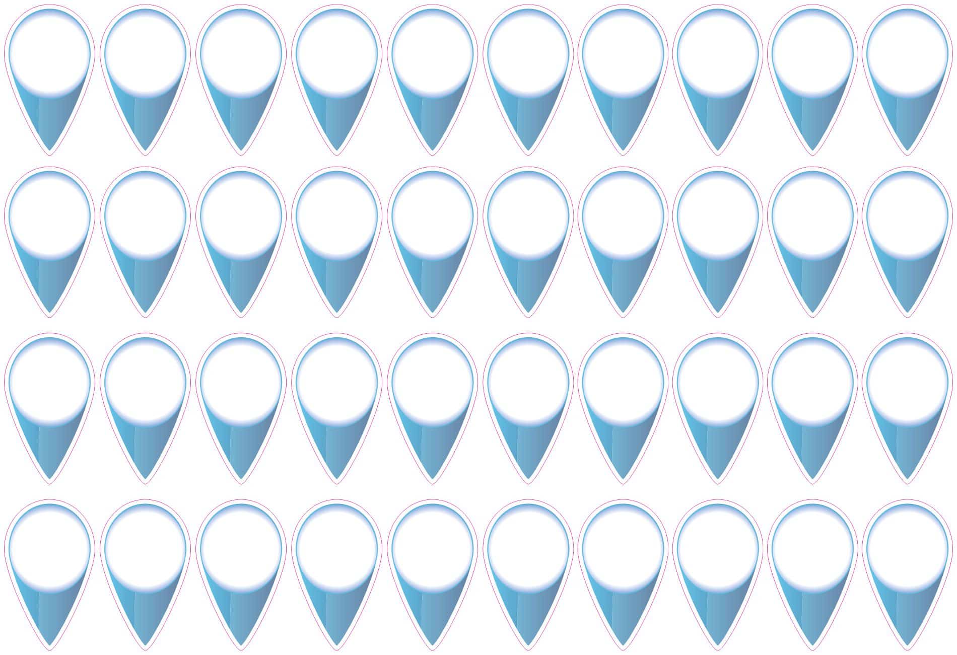 Map Pointer Stickers