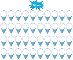 Map Pointer Stickers