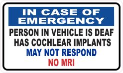 In Case of Emergency Magnet