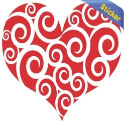 Heart Sticker