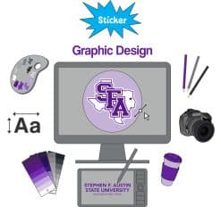 SFASU Sticker
