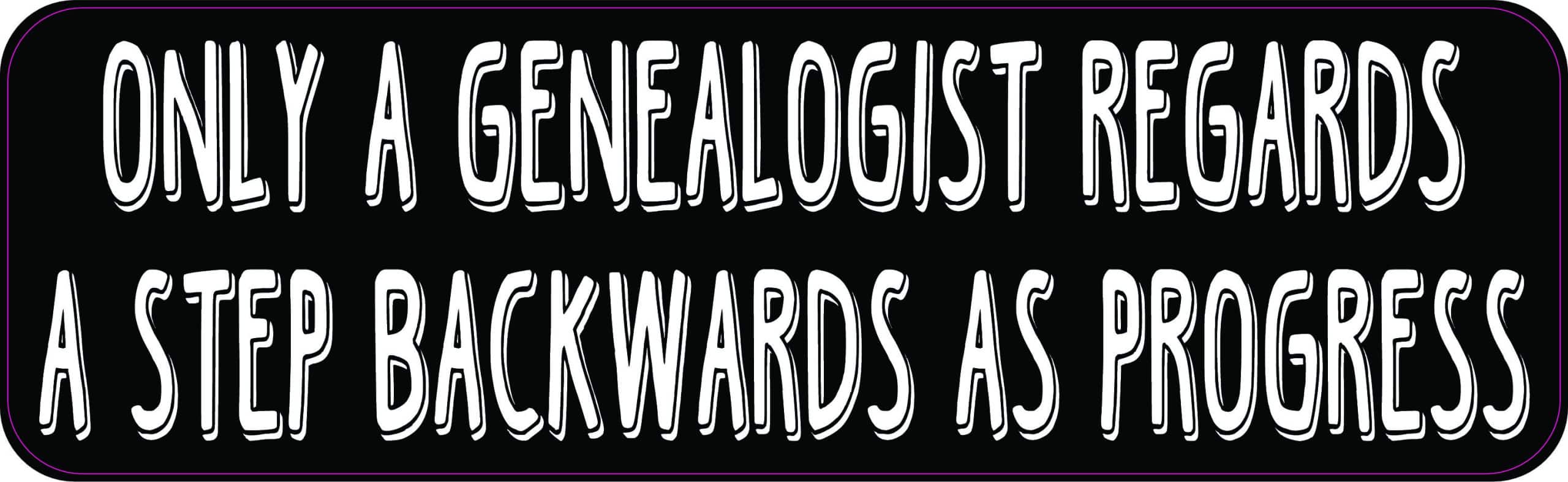 bold white text, black background, humorous saying - vinyl removable magnet